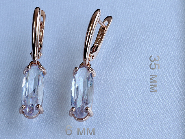 фото Серьги  fallon - (артикул - 18e07900-FF8579-3)