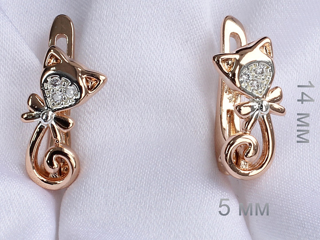 фото Серьги  fallon - (артикул - 18e01700-FF8328)