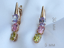 фото Серьги  - (артикул - 18e01507-ZZ3715-2)