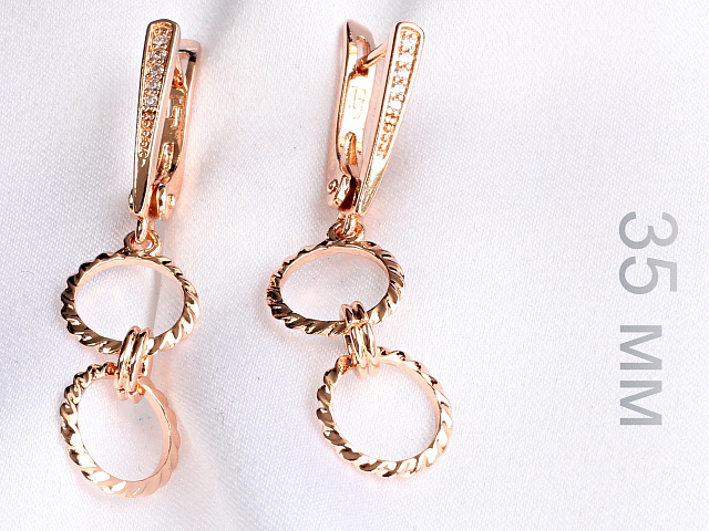 фото Серьги  fallon - (артикул - 18e09400-FF8594-2)